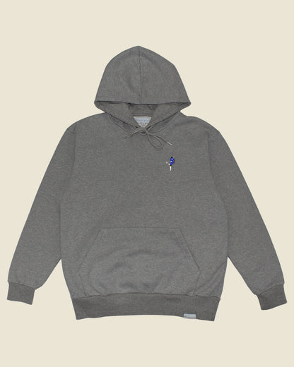 fodboldtrøje michael essien chelsea, grå hoodie front