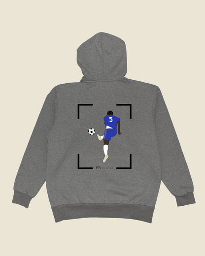 fodboldtrøje michael essien chelsea, grå hoodie ryg