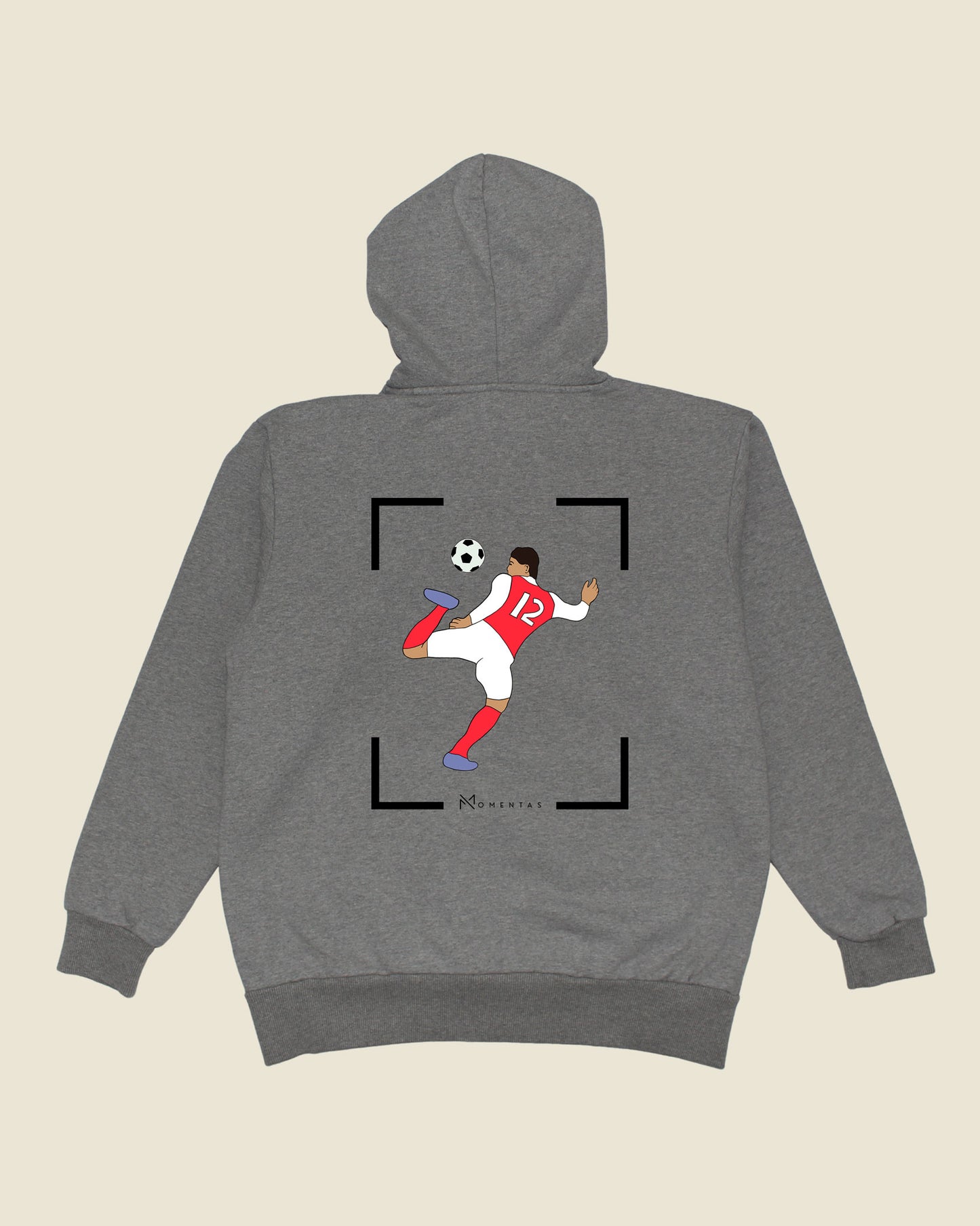 fodboldtrøje olivier giroud arsenal, grå hoodie ryg