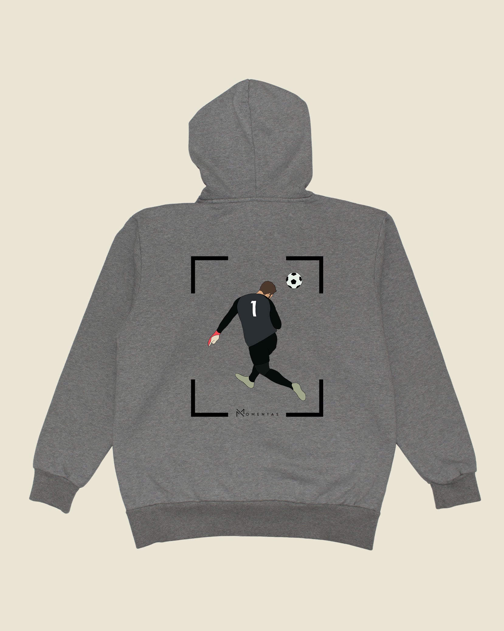 fodboldtrøje alisson becker liverpool, grå hoodie ryg