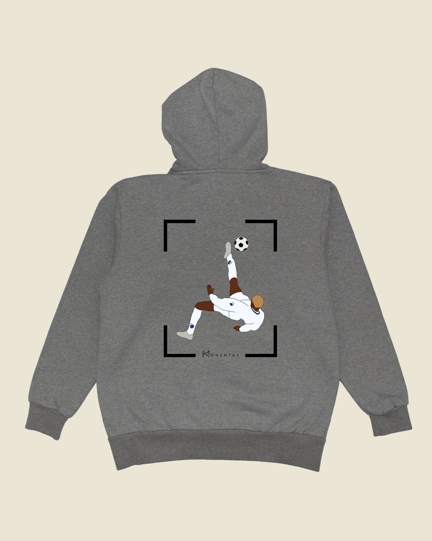 fodboldtrøje sibusiso zuma fc københavn, grå hoodie ryg