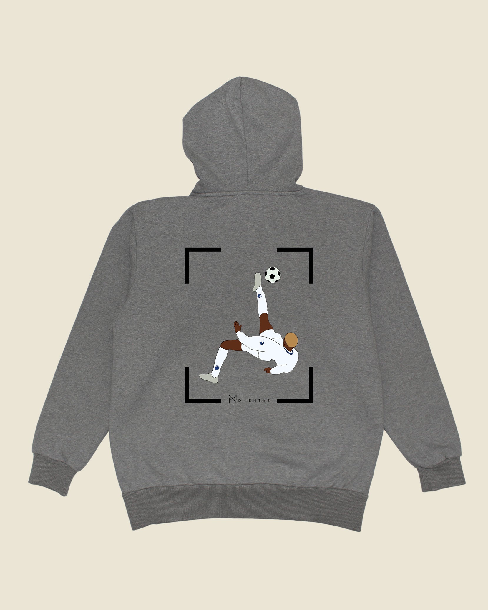 fodboldtrøje sibusiso zuma fc københavn, grå hoodie ryg