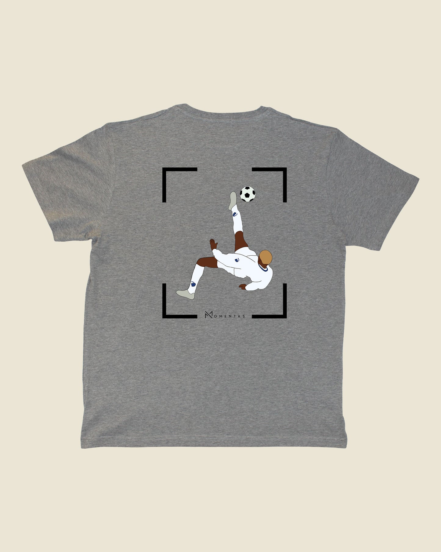 fodboldtrøje sibusiso zuma fc københavn, grå t-shirt ryg