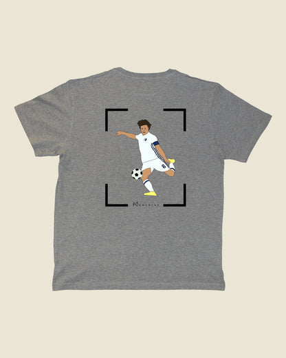 fodboldtrøje thomas delaney fc københavn, grå t-shirt ryg