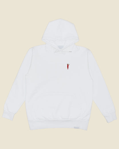 fodboldtrøje mohamed salah liverpool, hvid hoodie front