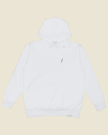 fodboldtrøje sergio agüero manchester city, hvid hoodie front