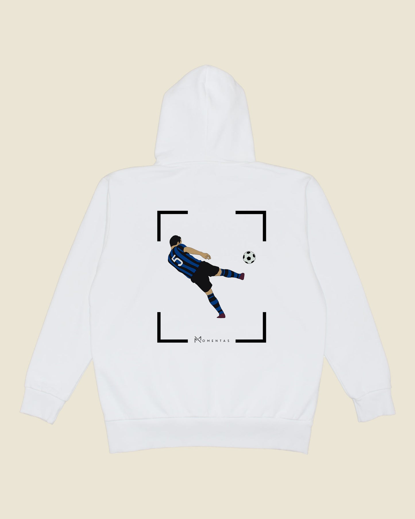 fodboldtrøje dejan stankovic inter, hvid hoodie ryg