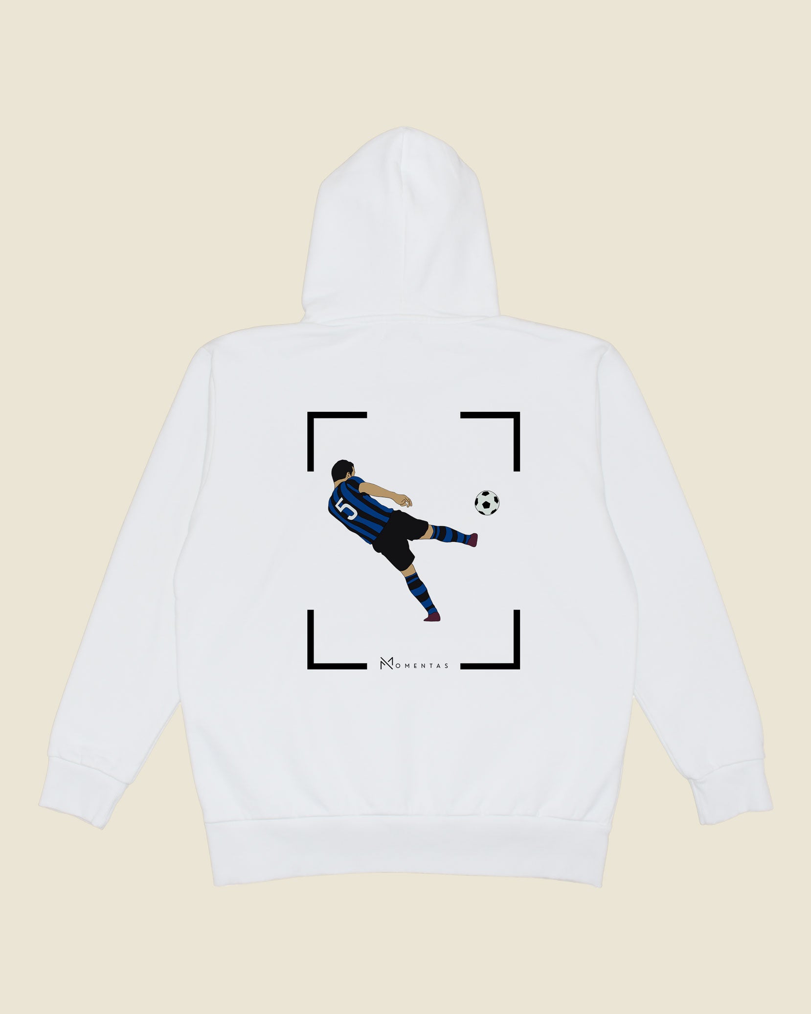fodboldtrøje dejan stankovic inter, hvid hoodie ryg