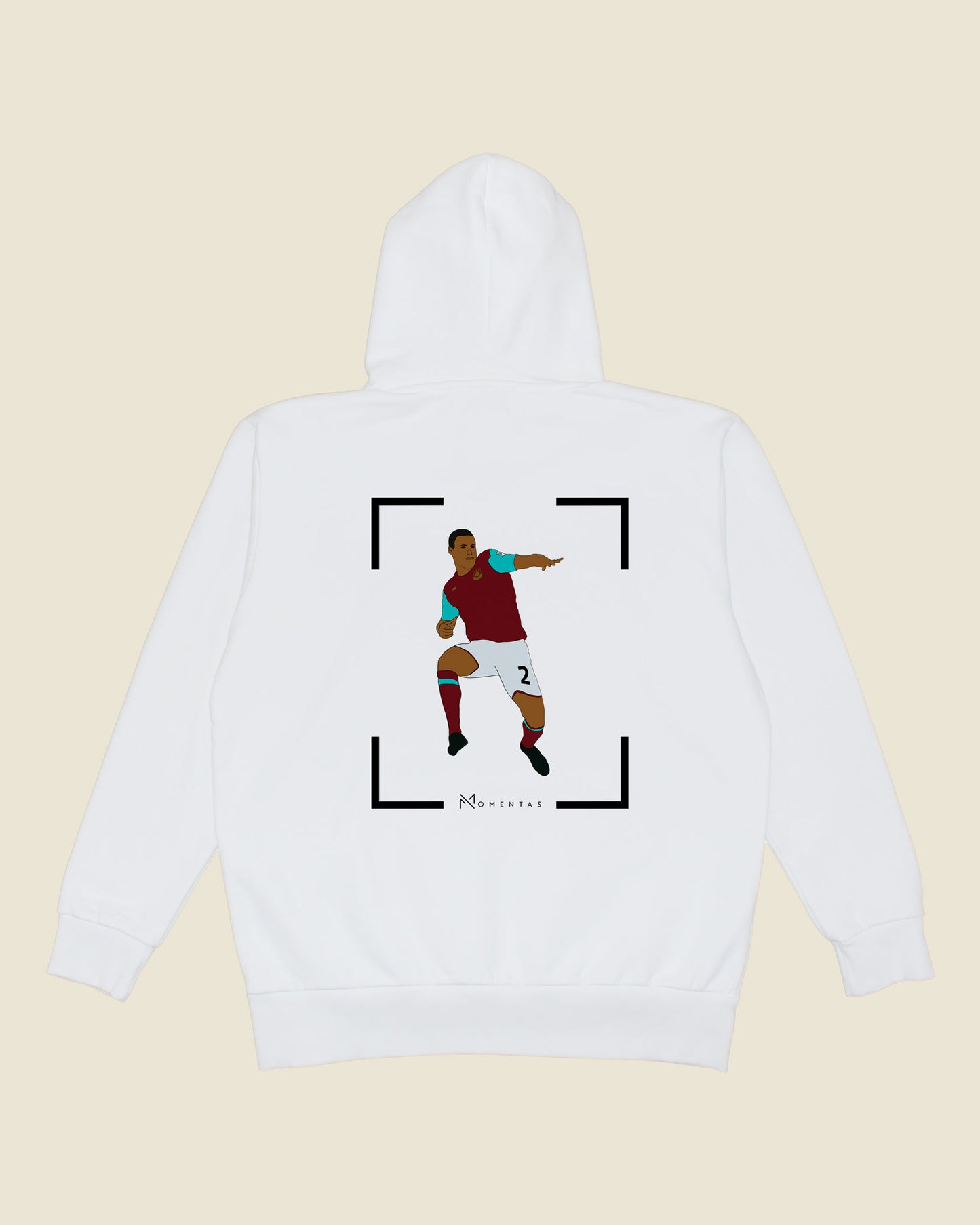 fodboldtrøje winston reid west ham, hvid hoodie ryg