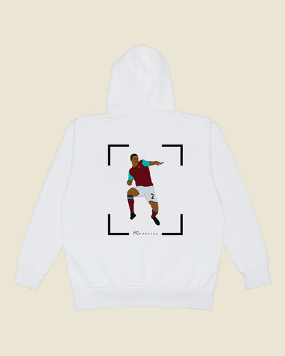 fodboldtrøje winston reid west ham, hvid hoodie ryg