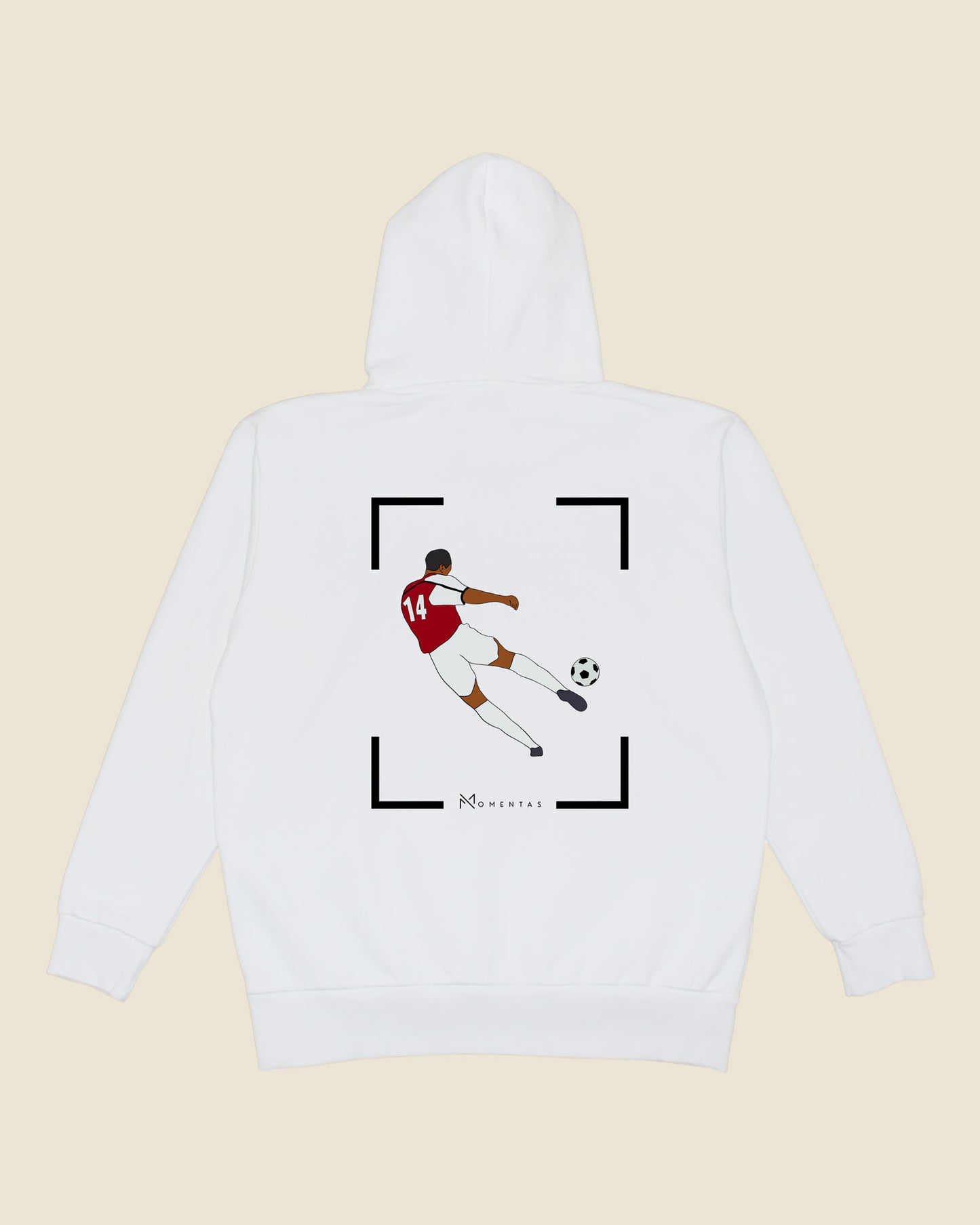 fodboldtrøje thierry henry arsenal, hvid hoodie ryg