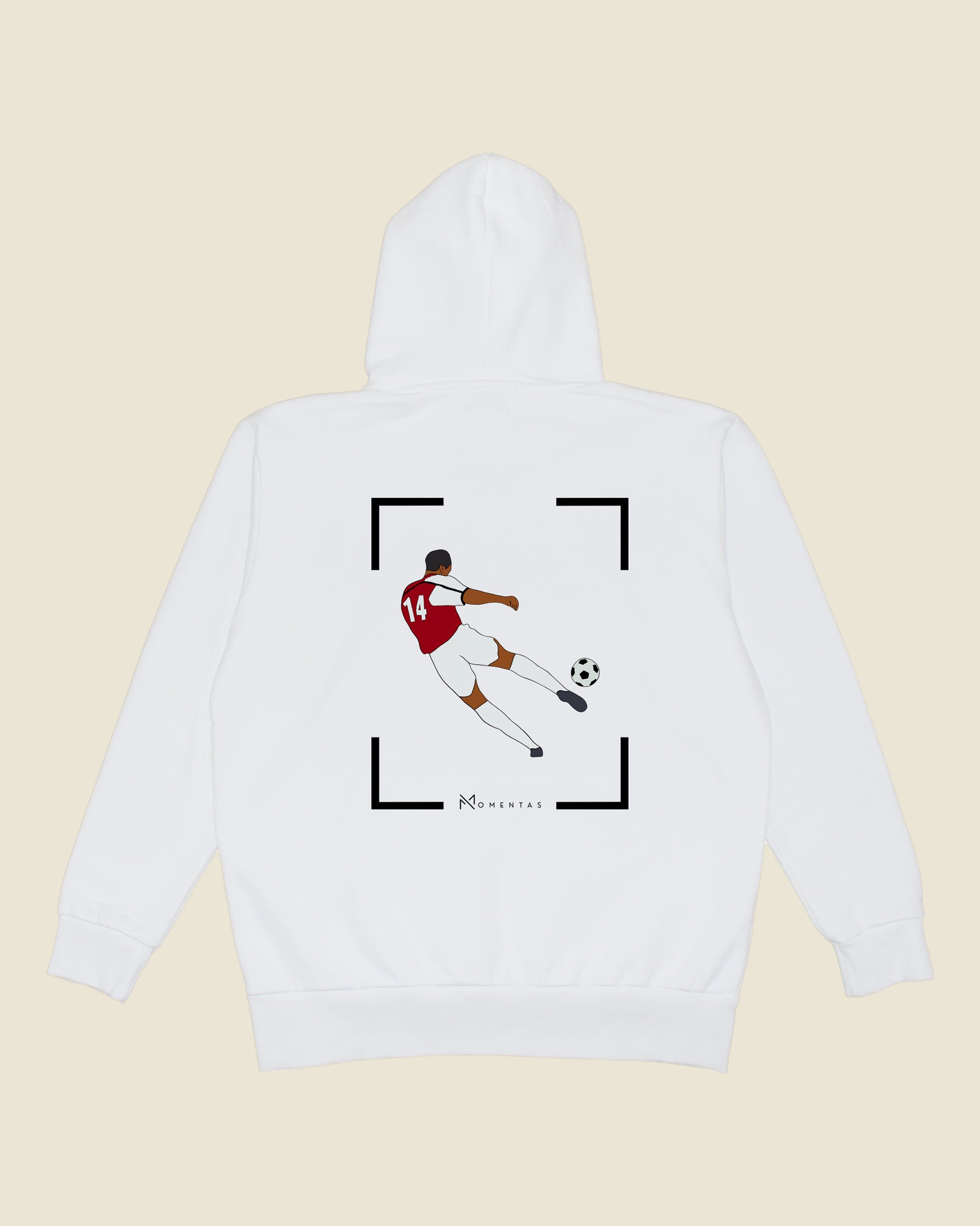 fodboldtrøje thierry henry arsenal, hvid hoodie ryg