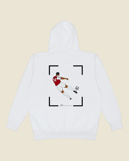 fodboldtrøje thierry henry arsenal, hvid hoodie ryg