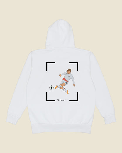 fodboldtrøje jarrod bowen west ham, hvid hoodie ryg