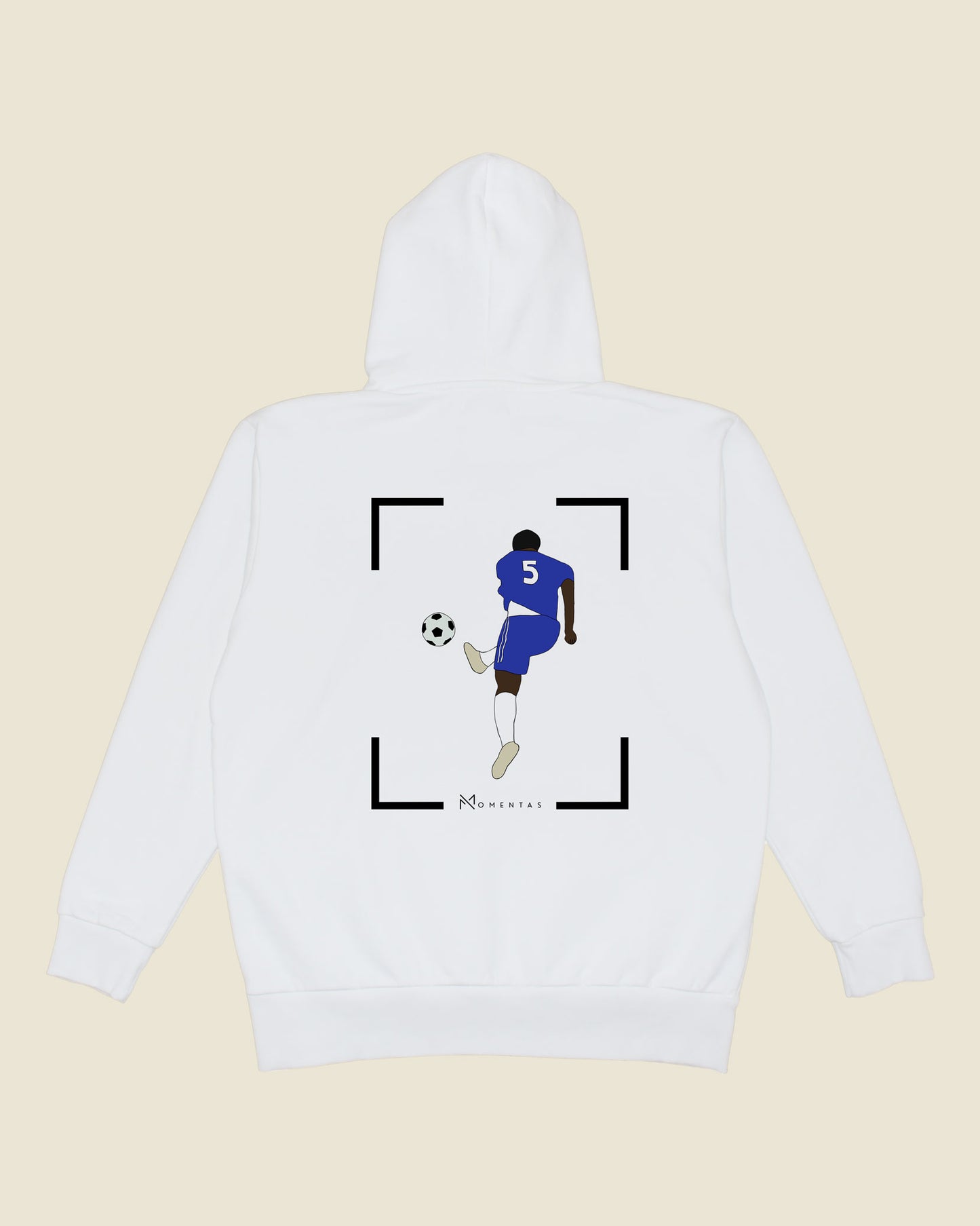 fodboldtrøje michael essien chelsea, hvid hoodie ryg
