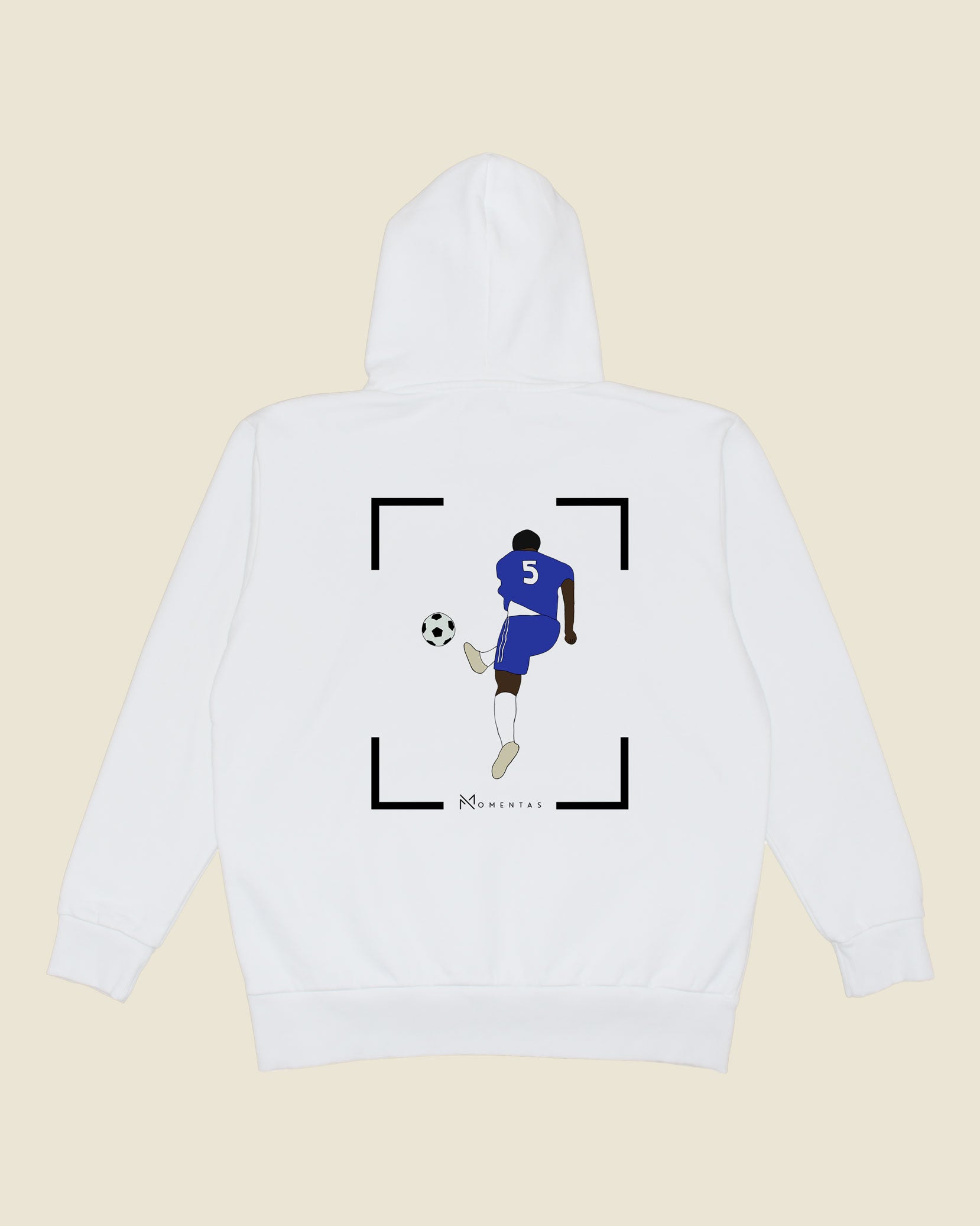 fodboldtrøje michael essien chelsea, hvid hoodie ryg