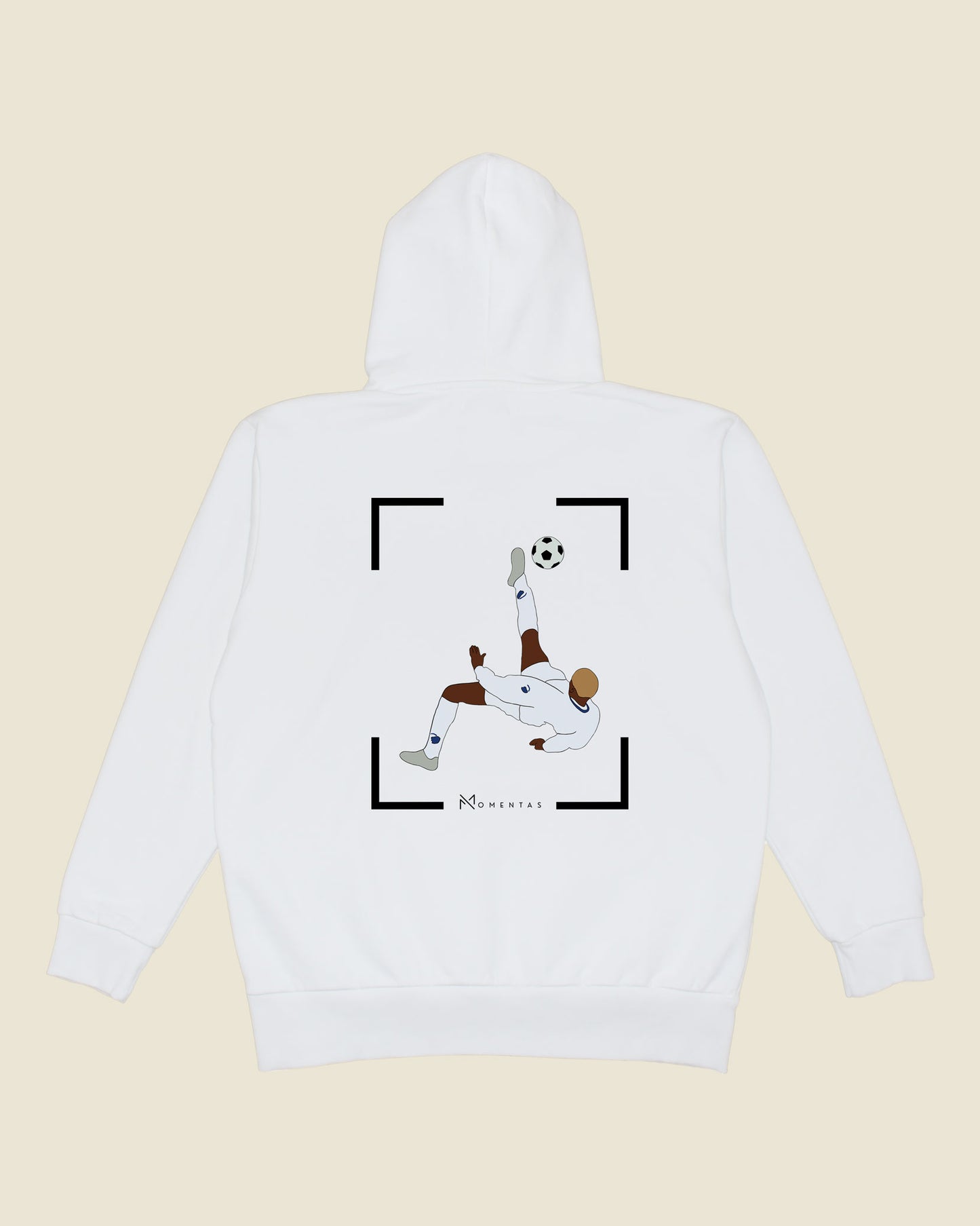 fodboldtrøje sibusiso zuma fc københavn, hvid hoodie ryg