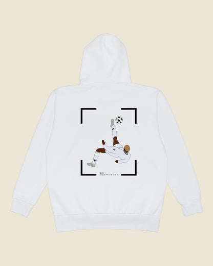 fodboldtrøje sibusiso zuma fc københavn, hvid hoodie ryg