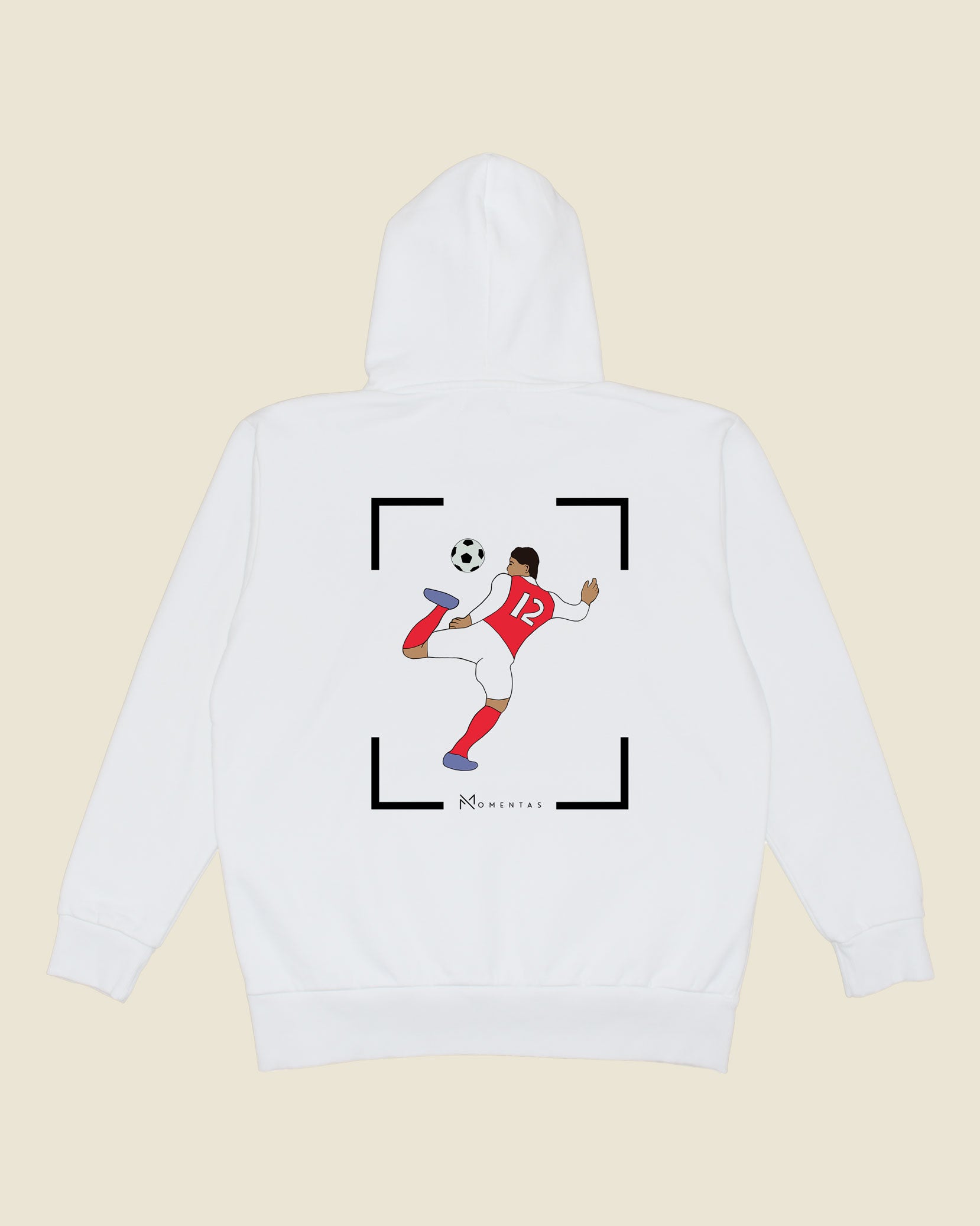 fodboldtrøje olivier giroud arsenal, hvid hoodie ryg