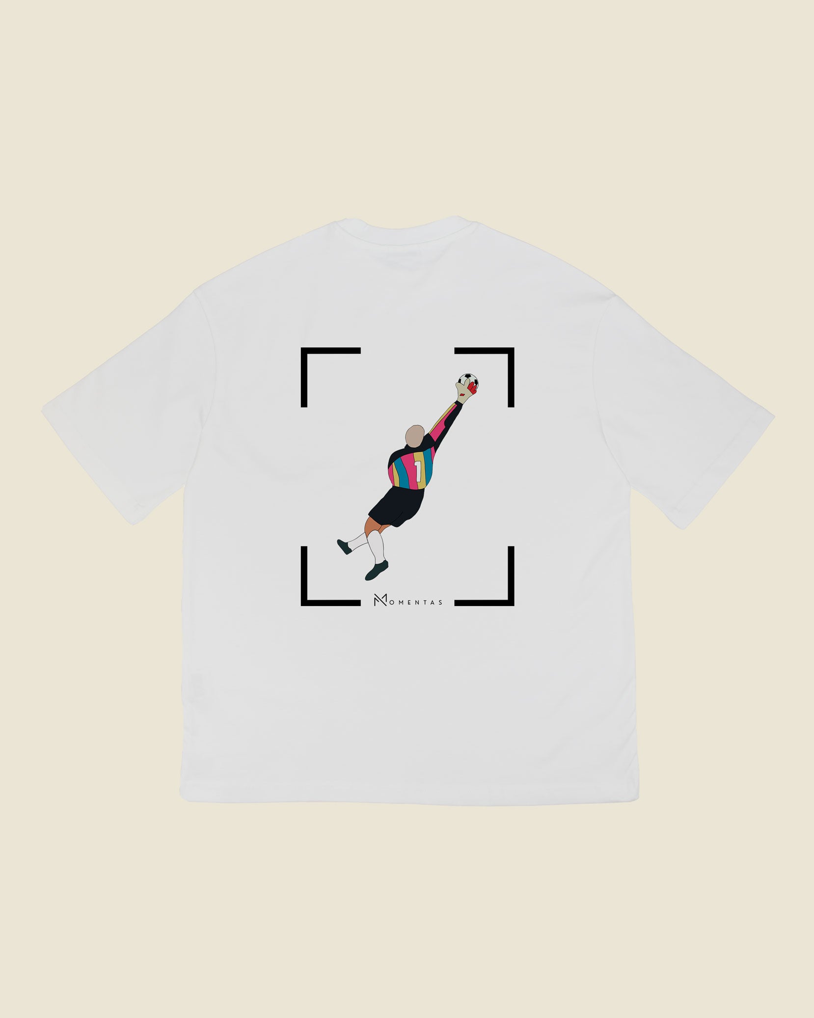 fodboldtrøje peter schmeichel danmark, hvid oversized t-shirt ryg