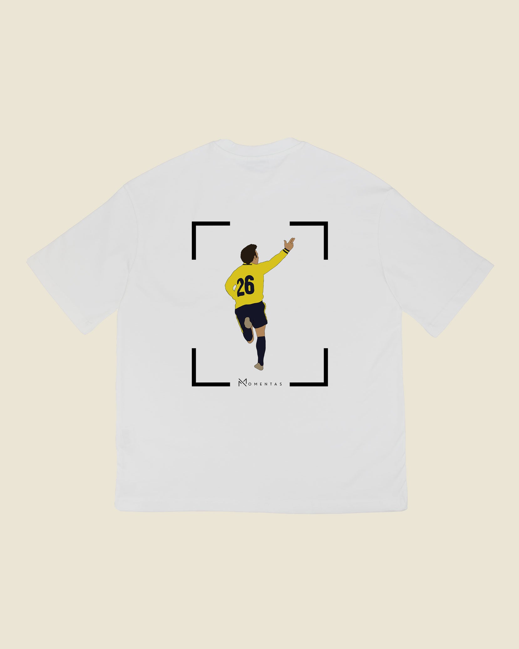 fodboldtrøje mike jensen brøndby, hvid oversized t-shirt ryg
