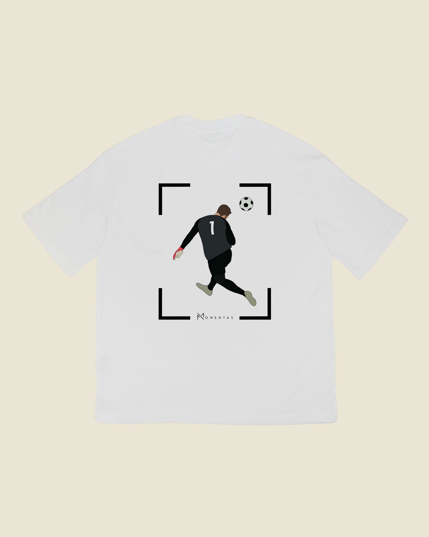 fodboldtrøje alisson becker liverpool, hvid oversized t-shirt ryg