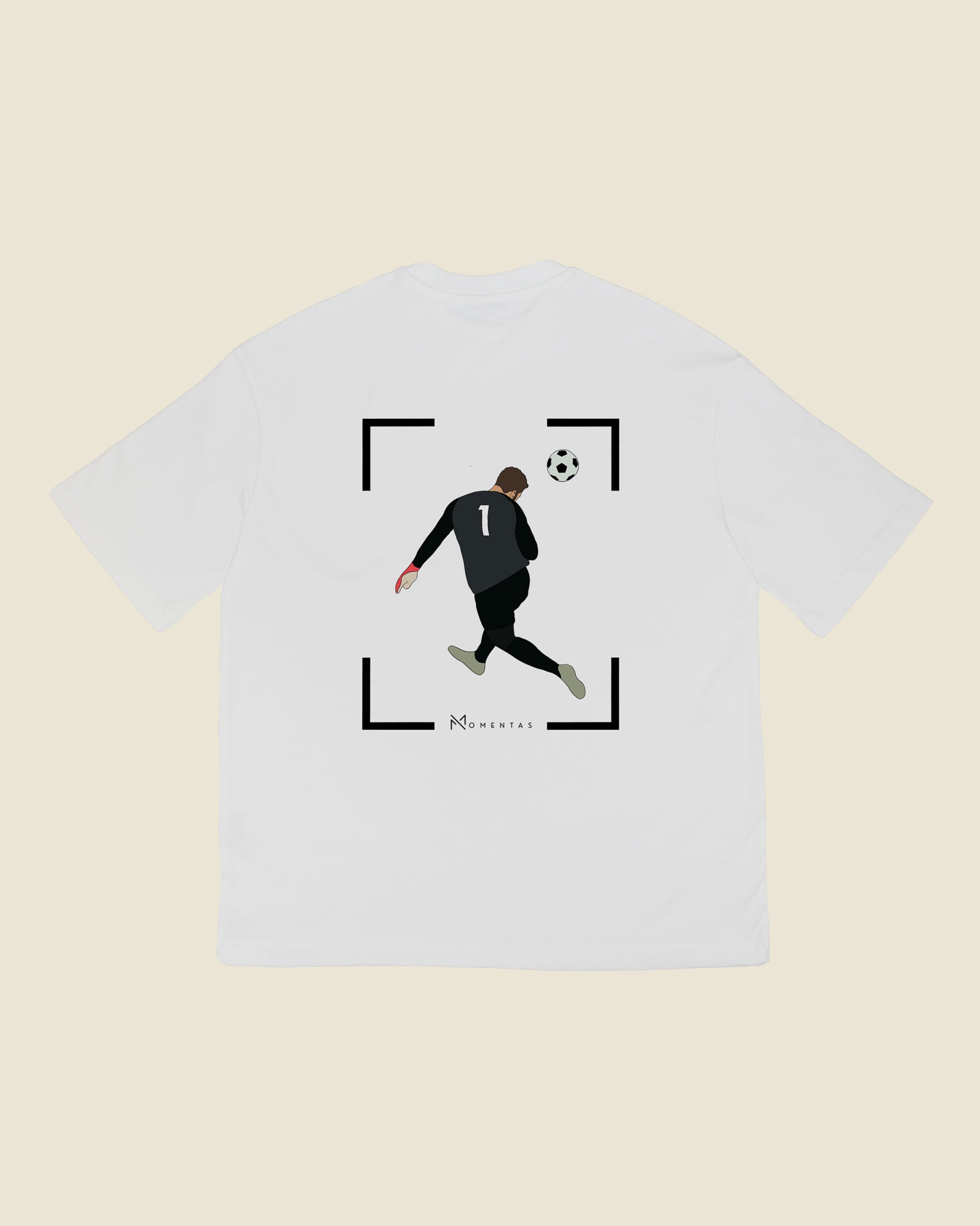 fodboldtrøje alisson becker liverpool, hvid oversized t-shirt ryg