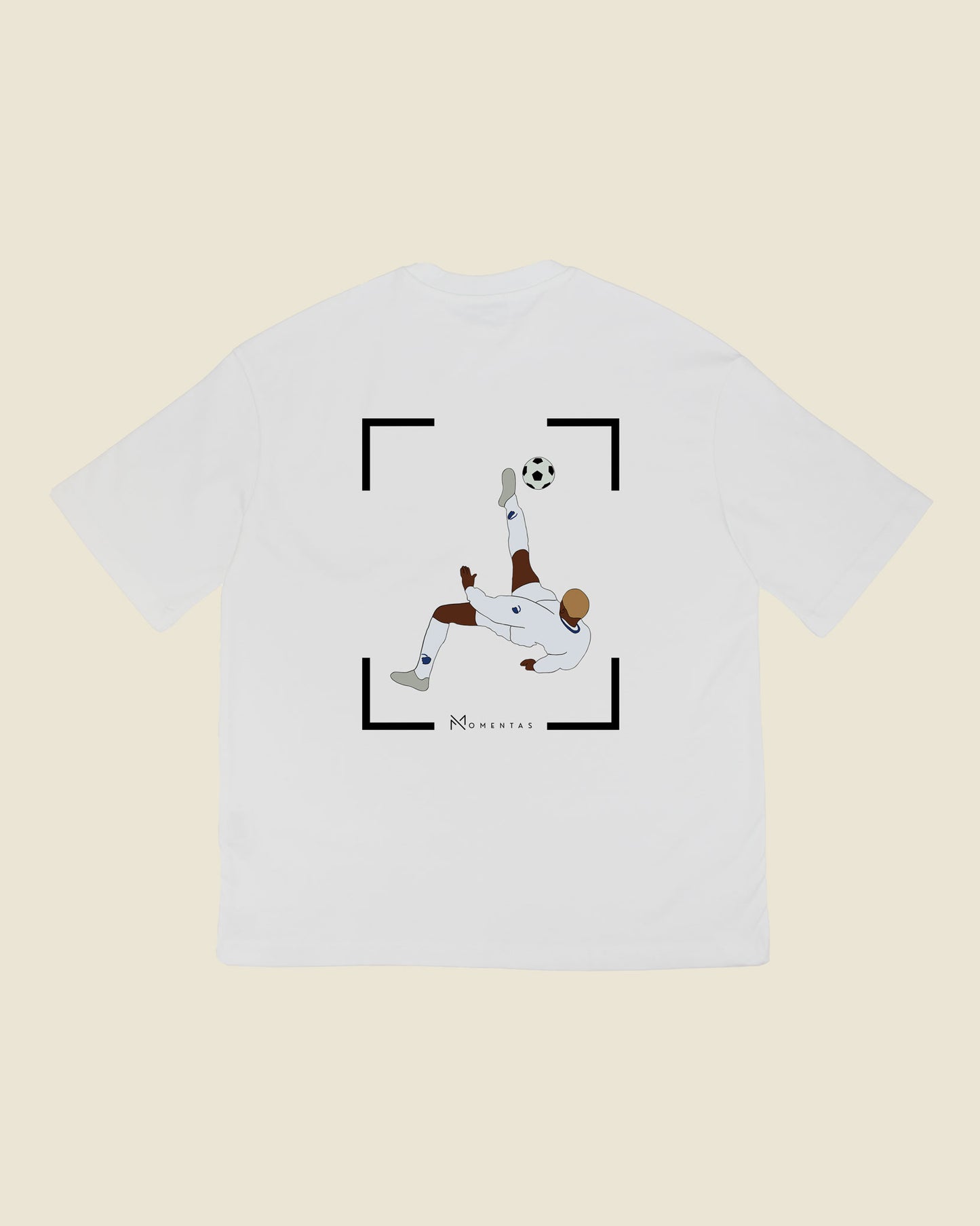 fodboldtrøje sibusiso zuma fc københavn, hvid oversized t-shirt ryg