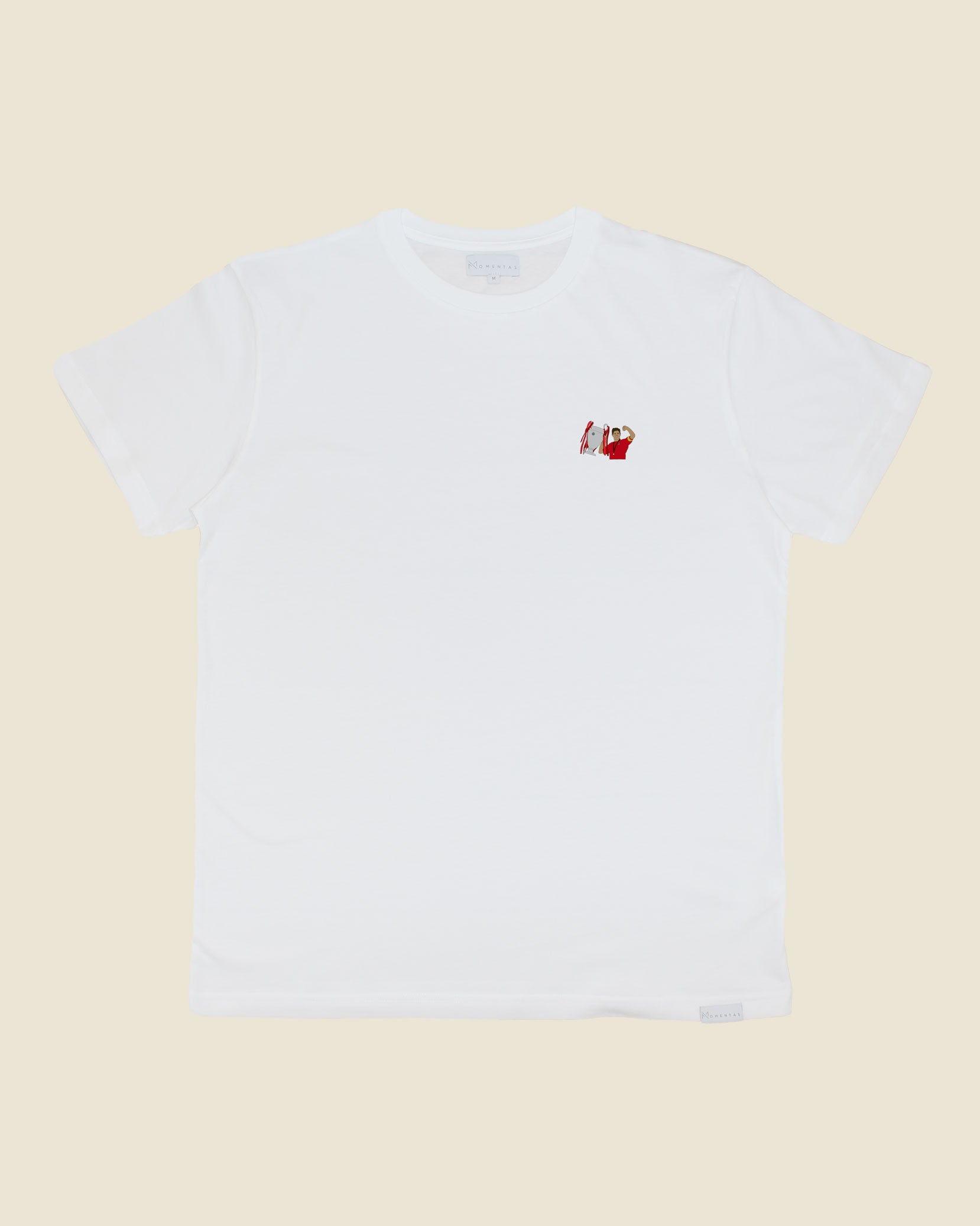 fodboldtrøje steven gerrard liverpool, hvid t-shirt front