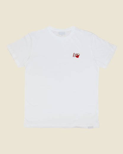 fodboldtrøje steven gerrard liverpool, hvid t-shirt front