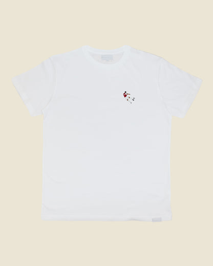 fodboldtrøje thierry henry arsenal, hvid t-shirt front