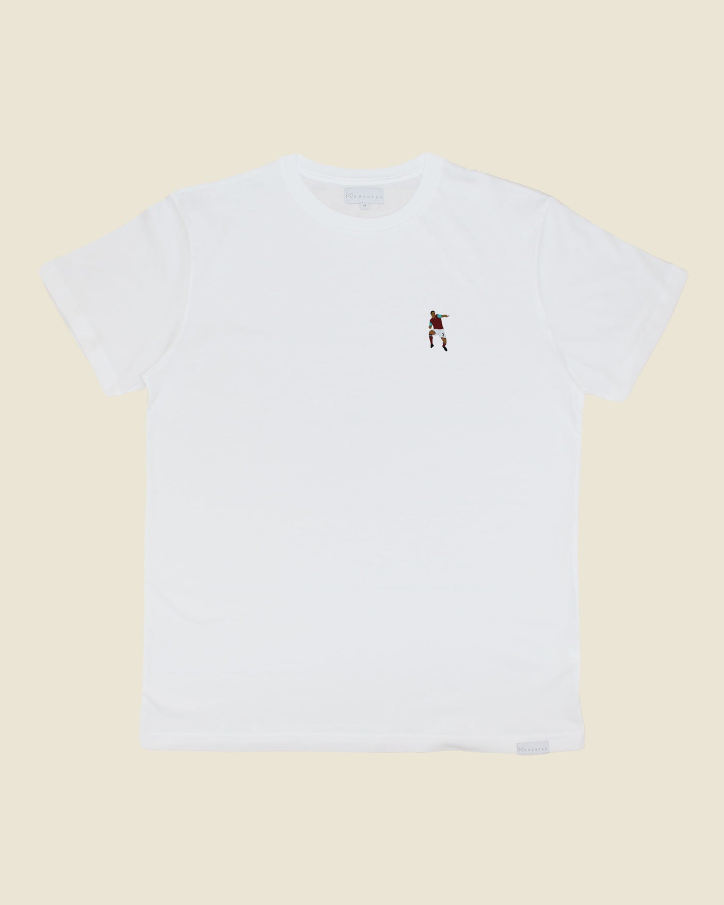 fodboldtrøje winston reid west ham, hvid t-shirt front