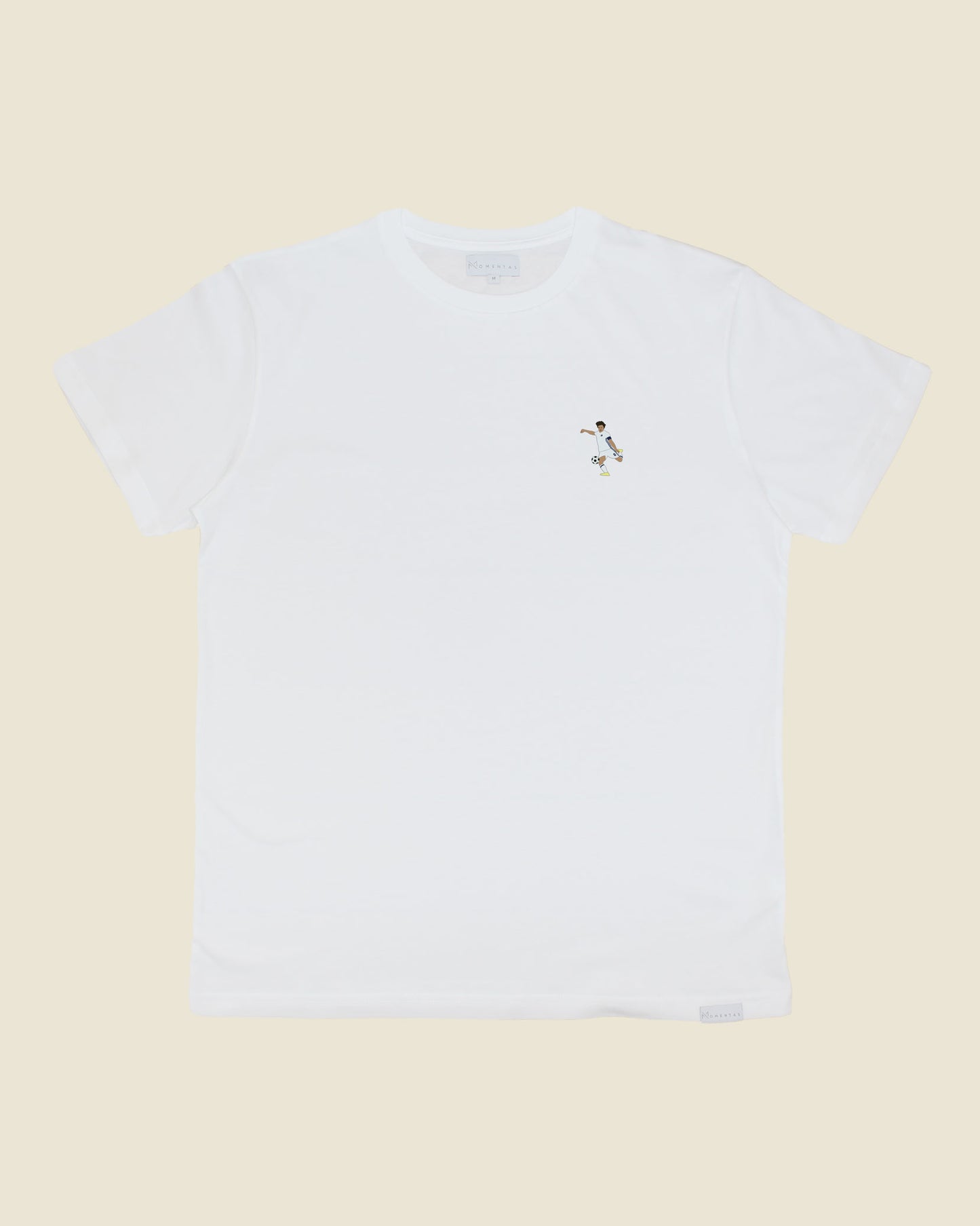 fodboldtrøje thomas delaney fc københavn, hvid t-shirt front