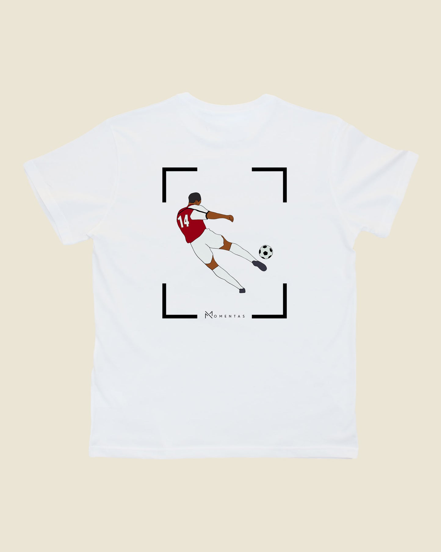fodboldtrøje thierry henry arsenal, hvid t-shirt ryg