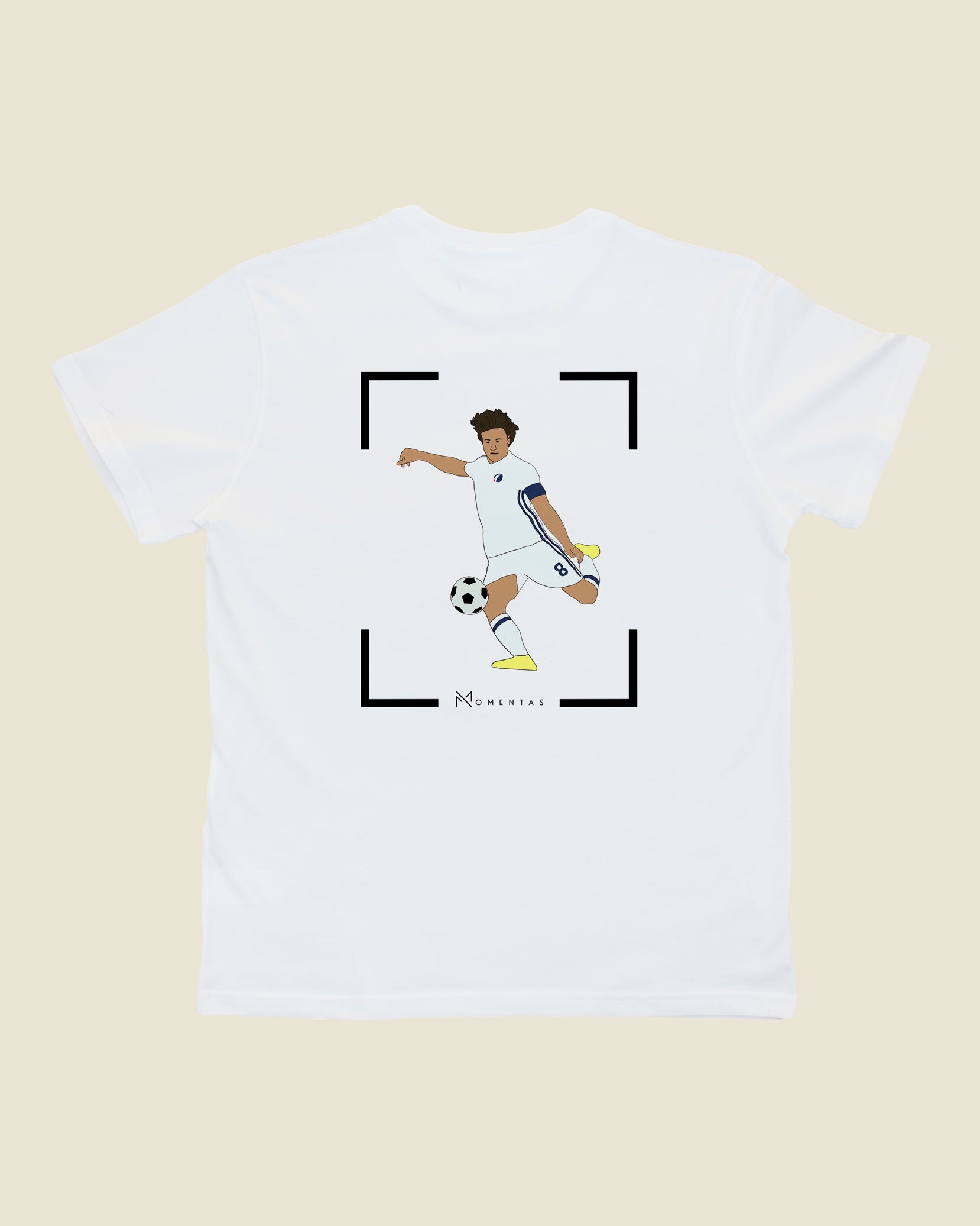 fodboldtrøje thomas delaney fc københavn, hvid t-shirt ryg
