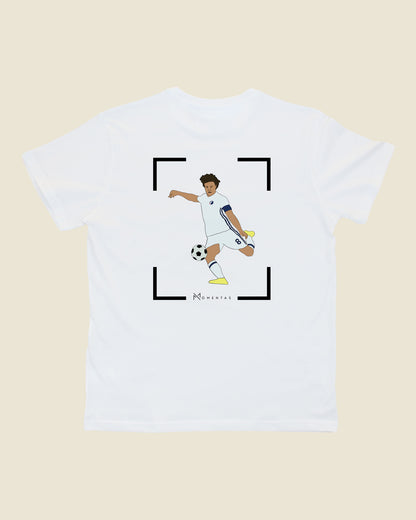 fodboldtrøje thomas delaney fc københavn, hvid t-shirt ryg