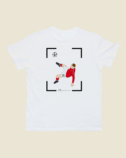 fodboldtrøje wayne rooney manchester united, hvid t-shirt ryg