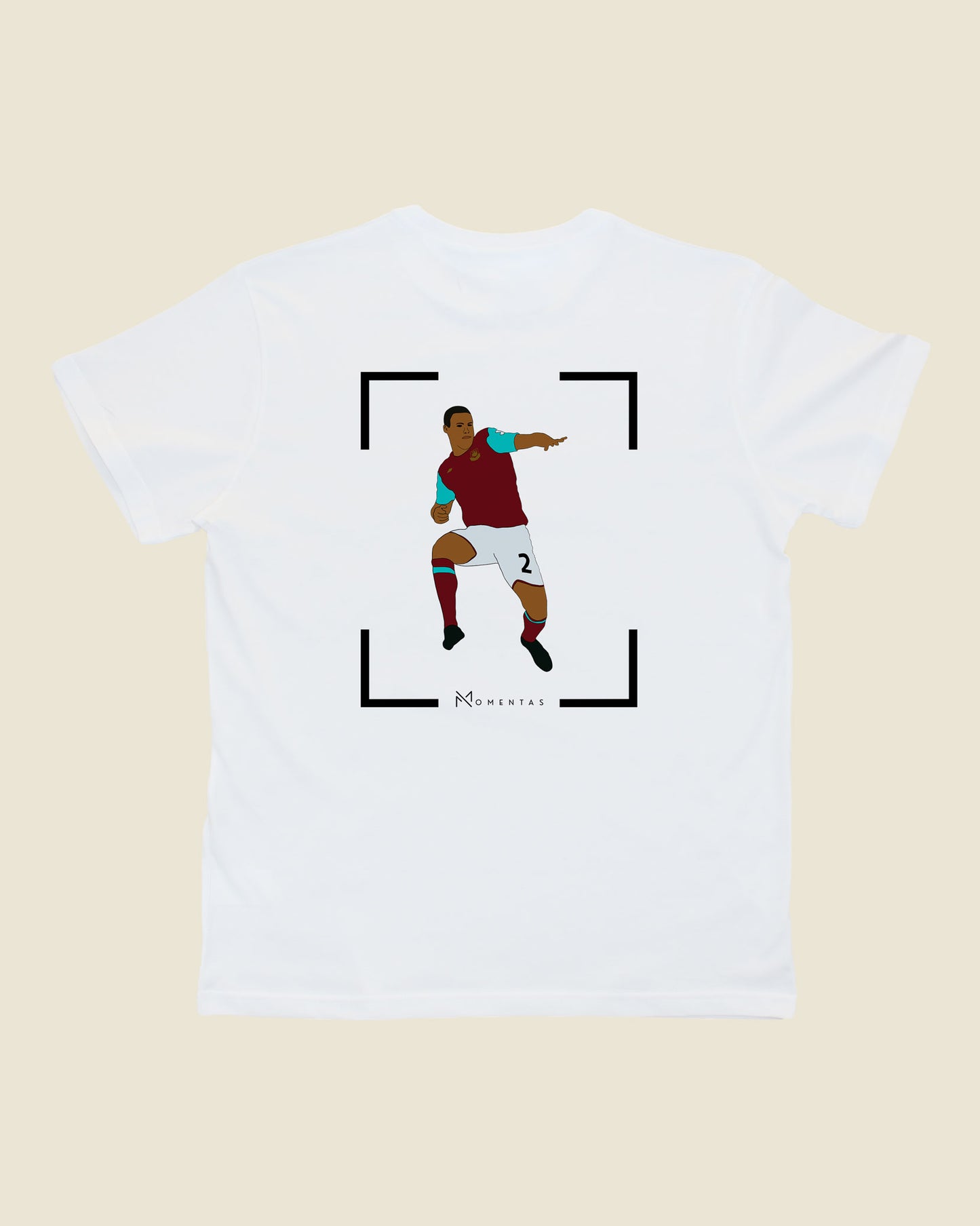 fodboldtrøje winston reid west ham, hvid t-shirt ryg
