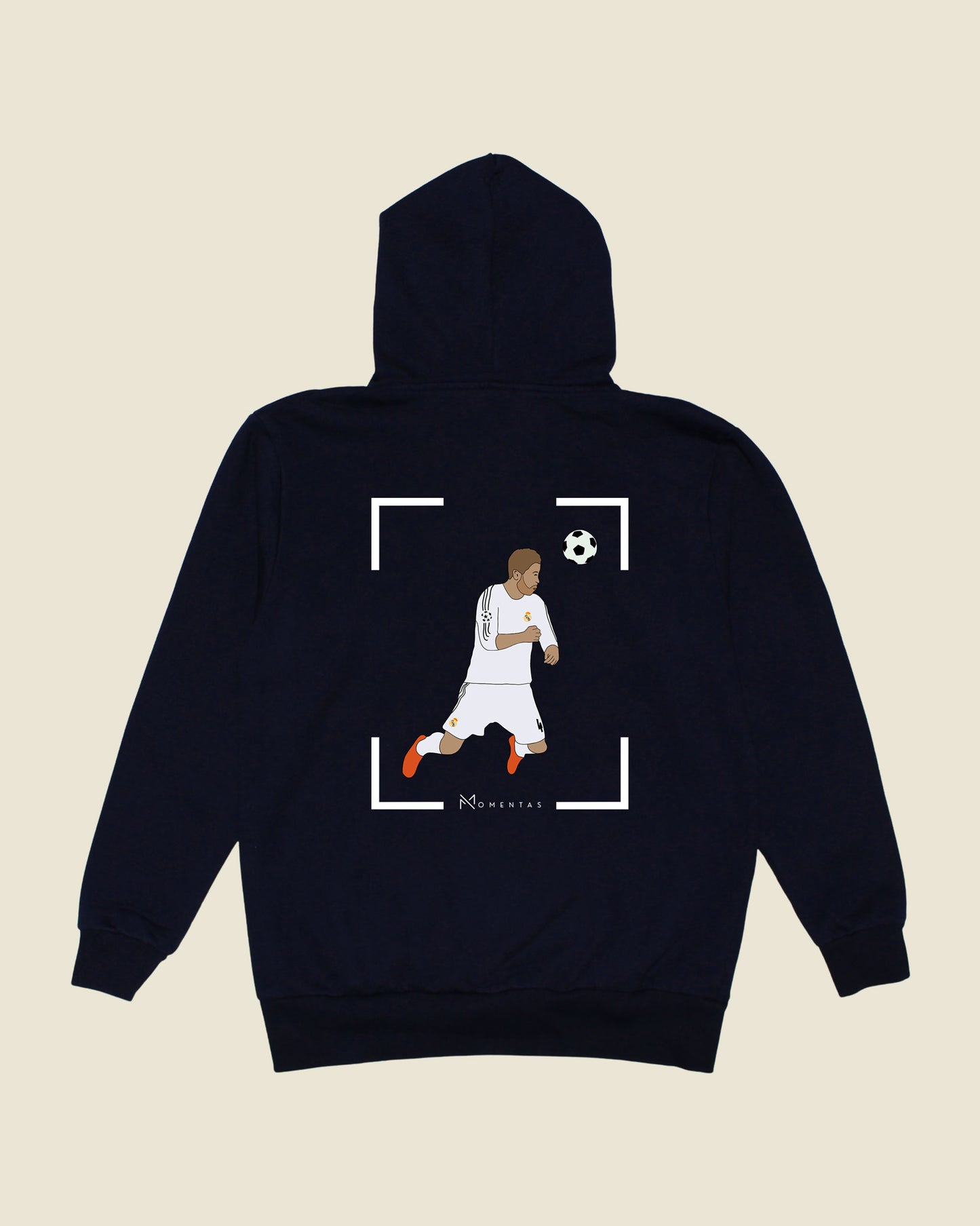 fodboldtrøje sergio ramos real madrid, navyblå hoodie ryg