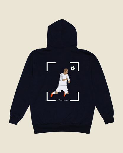 fodboldtrøje sergio ramos real madrid, navyblå hoodie ryg