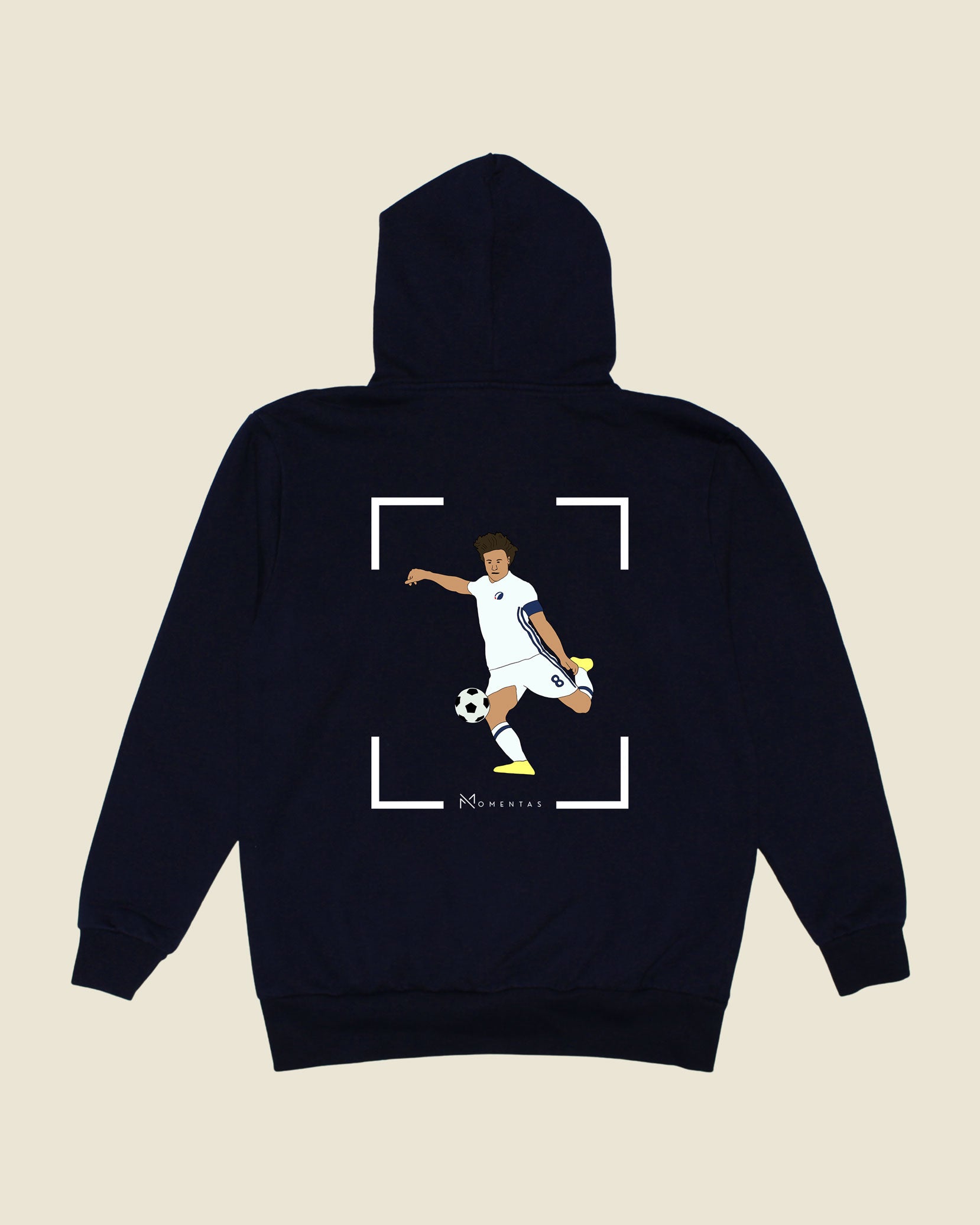 fodboldtrøje thomas delaney fc københavn, navyblå hoodie ryg