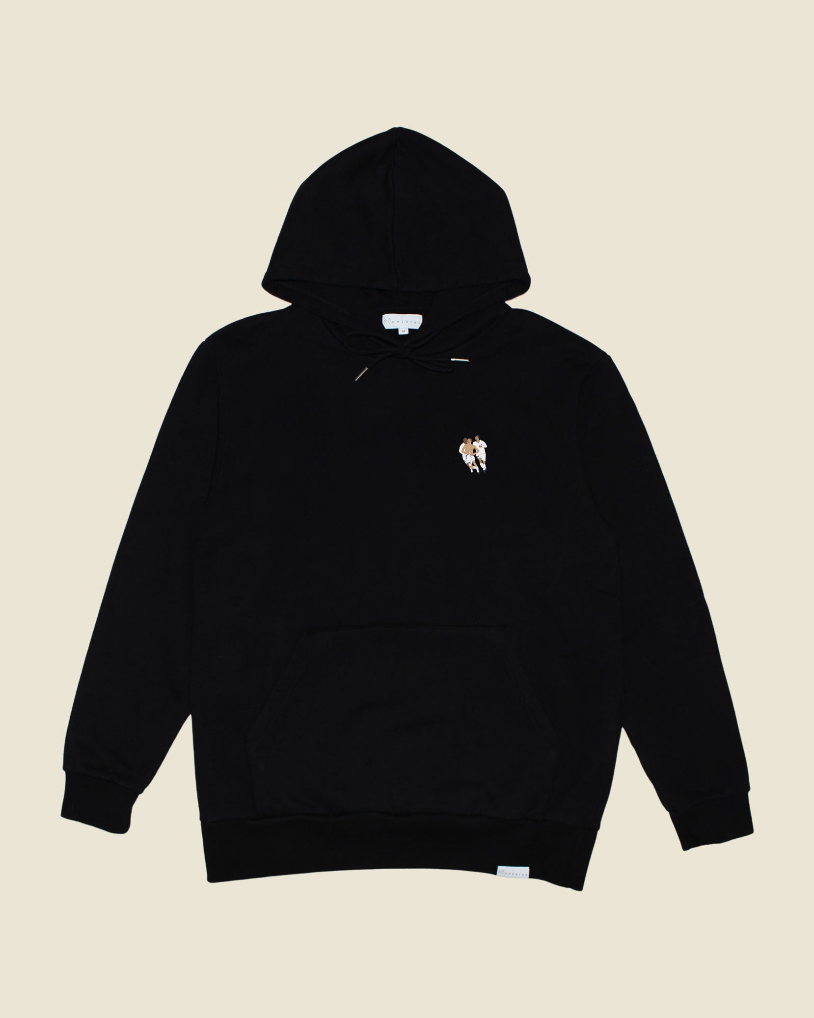 fodboldtrøje hjalte nørregaard fc københavn, sort hoodie front