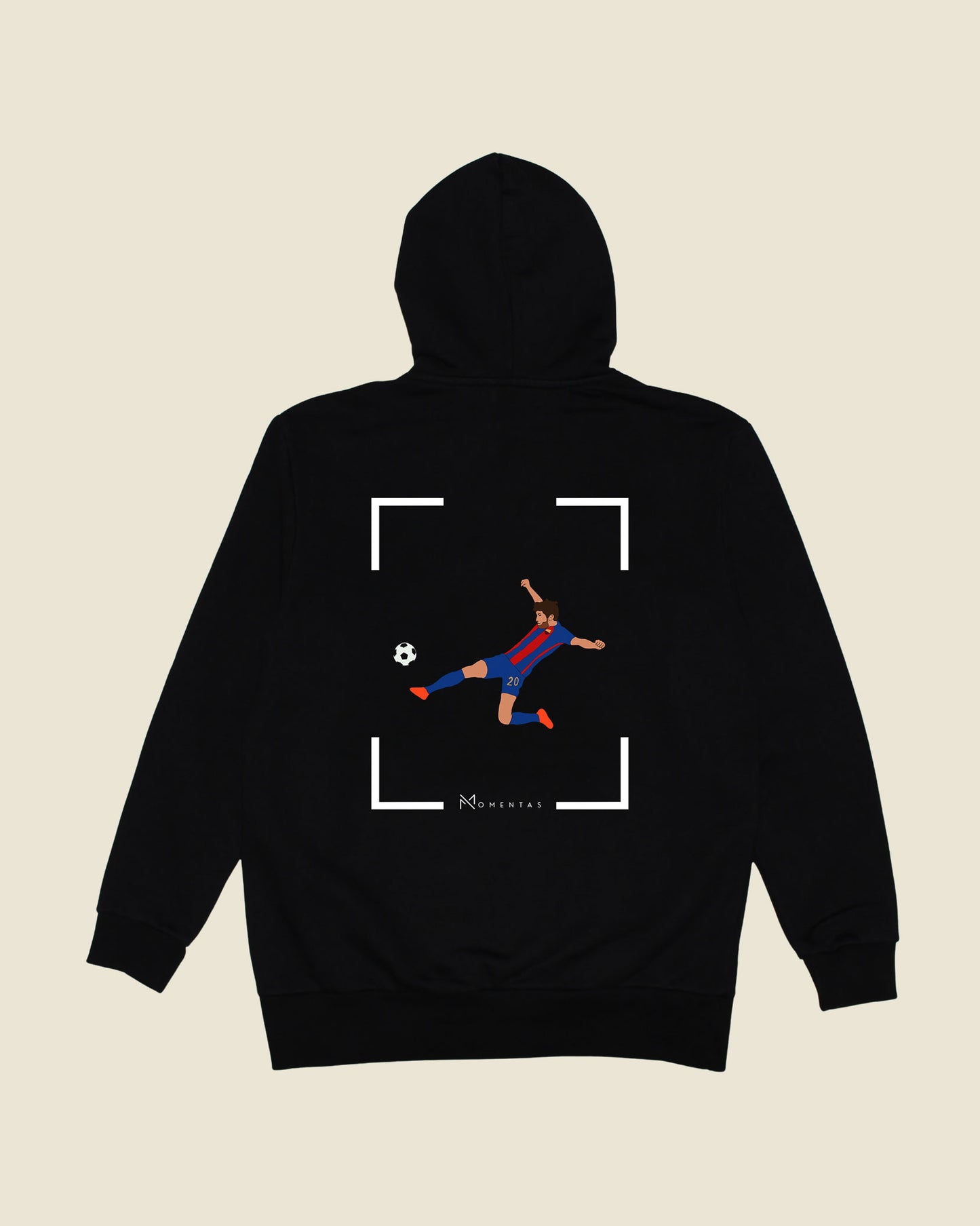 fodboldtrøje sergi roberto fc barcelona, sort hoodie ryg