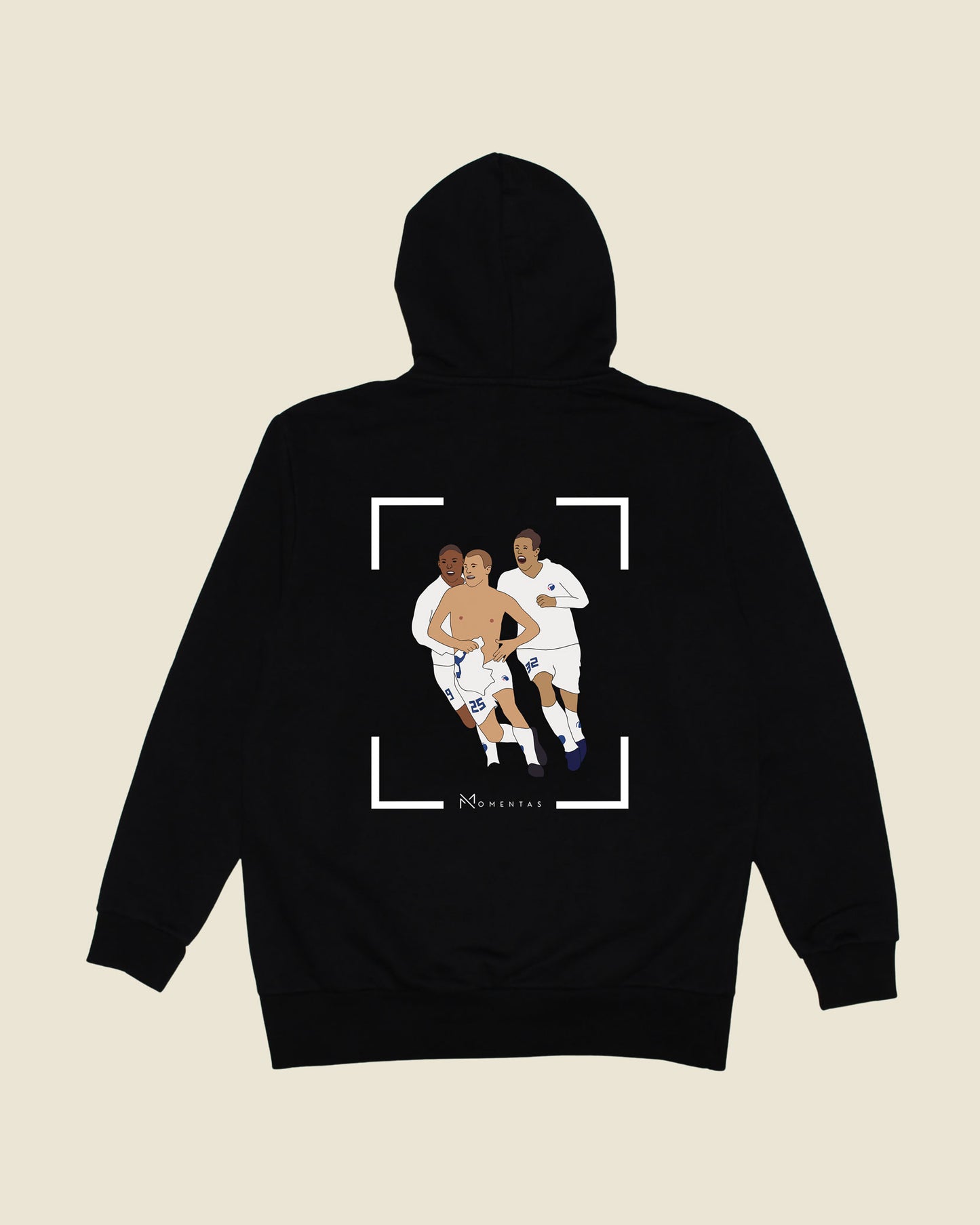 fodboldtrøje hjalte nørregaard fc københavn, sort hoodie ryg