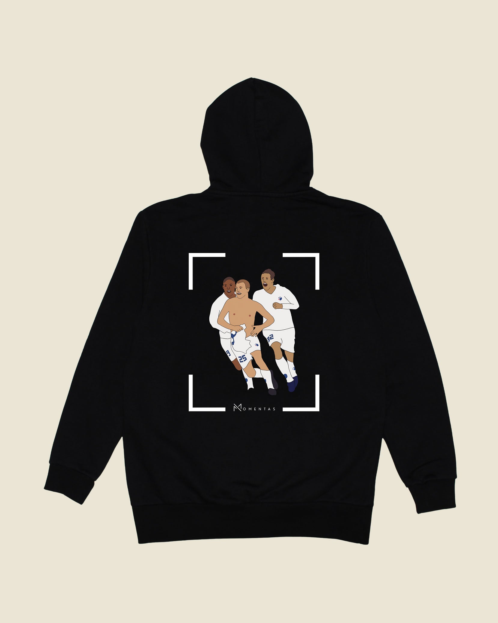 fodboldtrøje hjalte nørregaard fc københavn, sort hoodie ryg