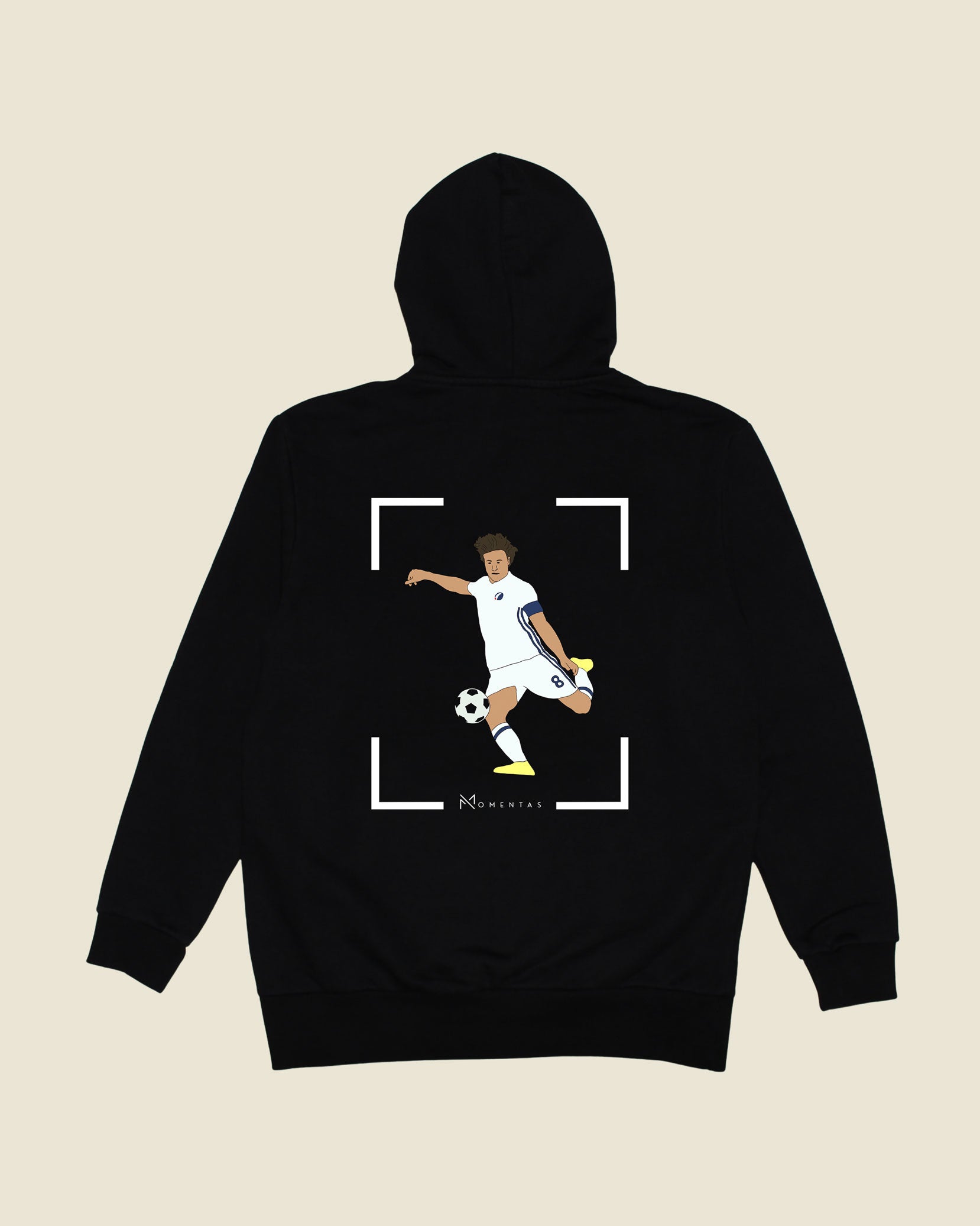 fodboldtrøje thomas delaney fc københavn, sort hoodie ryg