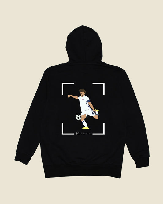 fodboldtrøje thomas delaney fc københavn, sort hoodie ryg