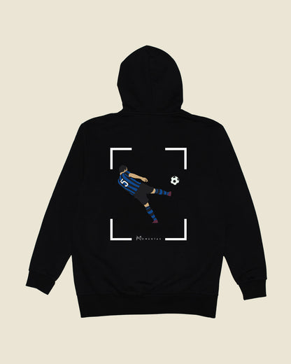 fodboldtrøje dejan stankovic inter, sort hoodie ryg