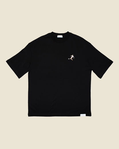 fodboldtrøje jarrod bowen west ham, sort oversized t-shirt front