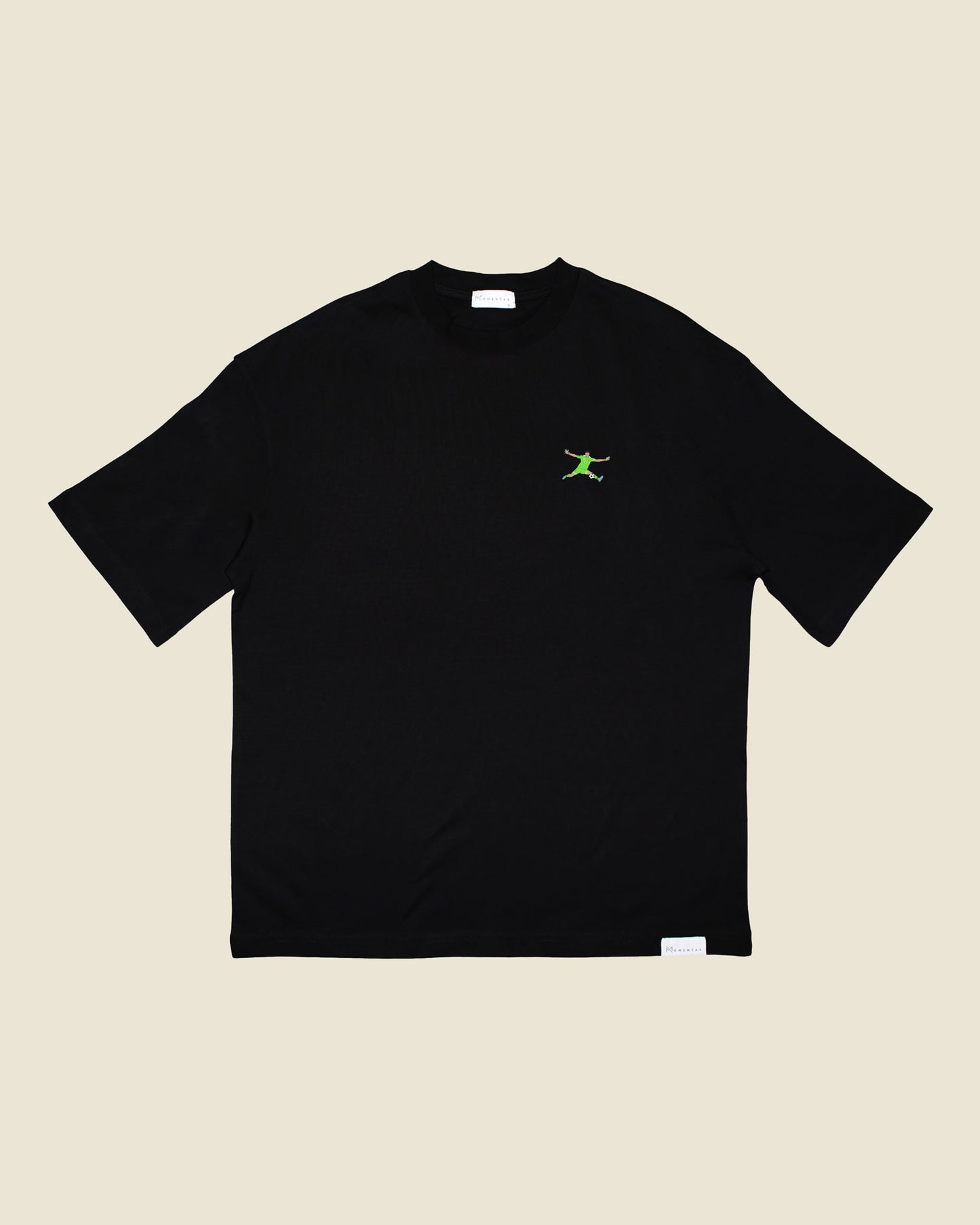 fodboldtrøje emiliano martinez argentina, sort oversized t-shirt front